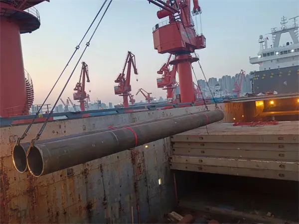 管道已交付至港口